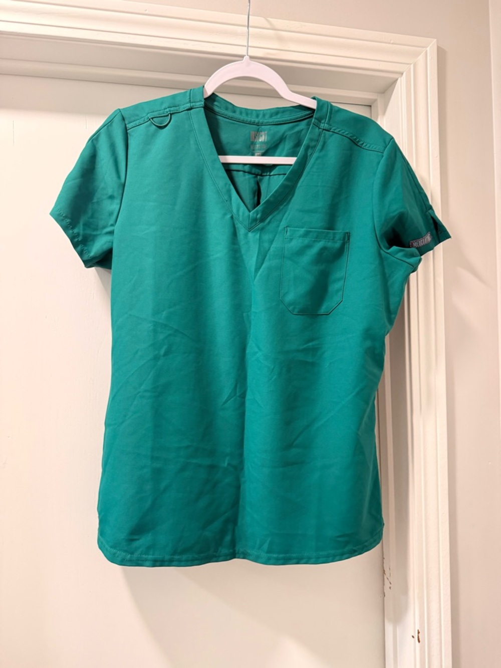 Med Couture HUNTER GREEN jogger scrub set